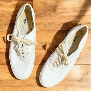 Keds Champions Sneakers Leather White 6.5 Lace Up Classic